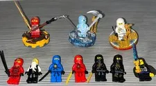 lego ninjago lot (Nrg zane, dx zane, dx cole)