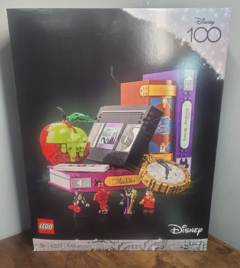 LEGO Disney Villain Icons Set 43227 RETIRED & Brand New Factory Sealed