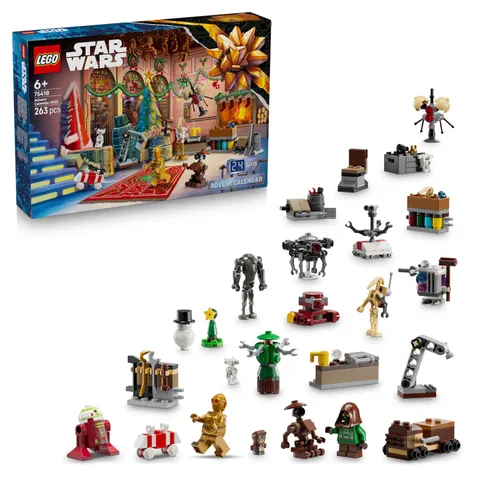 LEGO Star Wars Adventskalender 2025 voor Jongens vanaf 6 Jaar - Aftellen naar Ke