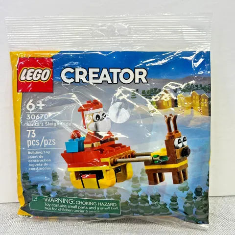 LEGO Creator 30670 Santa's Sleigh Ride 73pcs & 30692 Christmas Chimney Fun 60pcs