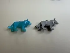 Lego Animal Wolf Lot Of 2 
