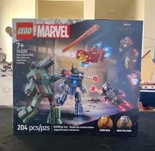 LEGO Marvel 76320 Iron Man & War Machine vs. Hammer Drones 204pc Age 7+
