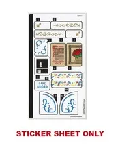 LEGO 21360 - Ideas (CUUSOO) Willy Wonka & the Chocolate Factory - STICKER SHEET
