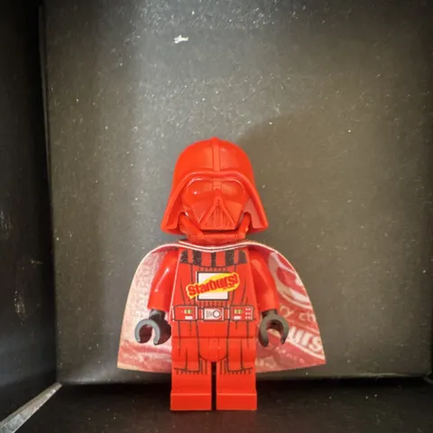 LEGO Star Wars starburst Darth Vader minifigure on official parts