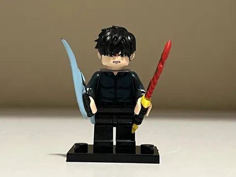 Lego Solo Leveling Sung Jinwoo Minifigure Custom Printed