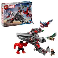 LEGO Marvel Captain America vs. Red Hulk Battle Building Set - Multicolor