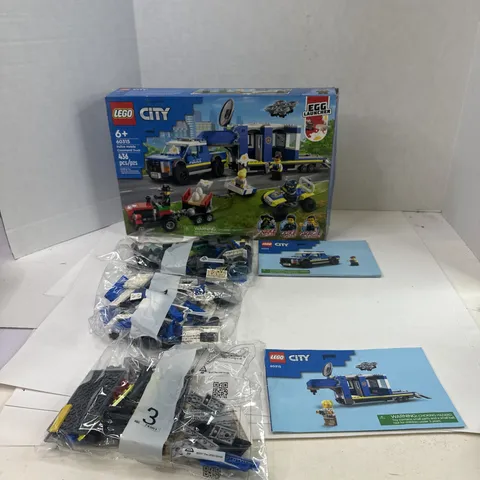 LEGO CITY: Police Mobile Command Truck (60315) Retired Incomplete - Sealed Bags
