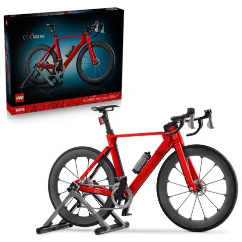 LEGO Icons Road Bike - Building Set for Adults, Ages 18+ - Model Racing Bike wit