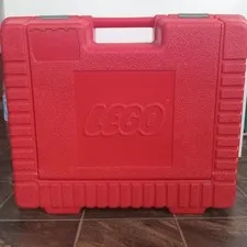 LEGO 1985 Vintage Red Plastic Carrying/Storage Case Snap Lid Clean