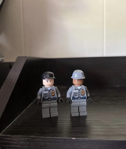 2006 Lego Batman Original Arkham Asylum Guards bat019 bat020