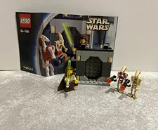 LEGO Star Wars 7204 Jedi Defense II 100% complete w/ mini figures & instructions
