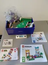 Bulk Bricks Legos 3 lbs 13 oz. with Various Booklets See Photos
