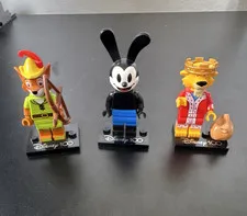 LEGO Minifigures Disney 100 Robin Hood Oswald the Lucky Rabbit Prince John