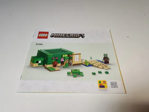 Lego Minecraft Instructions Manual Book Only - Set 21254 Great Condition 