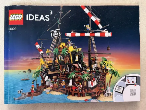 2020 Lego Ideas 21322 Pirates of Barracuda Bay Instructions Manual Book Only