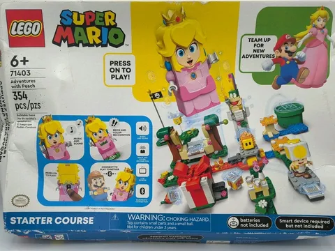 LEGO SUPER MARIO *ADVENTURES WITH PEACH* Starter Course 71403 SEALED Box Damage 