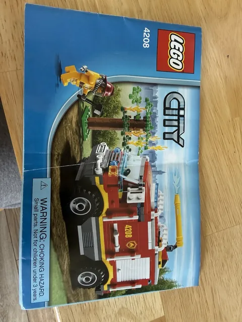 LEGO CITY Set 4208 Illustrated Instruction Manual Booklet - Manual Type