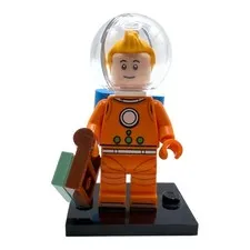 LEGO ® Ideas Tim in spacesuit idea274 minifigure from set 21367 moon rocket TinTin