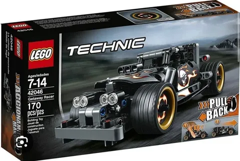 LEGO TECHNIC 42046 42047 Combo Extreme Police Racer