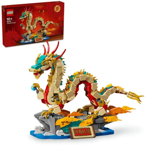 LEGO 80112 Lunar New Year Auspicious Dragon New Sealed Damaged Box Retired