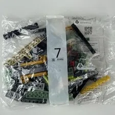 Retired LEGO Technic Parts Pieces Bag 7 2017 Multicolor Axles Beams Connectors