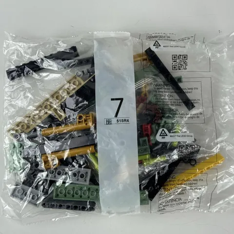 Retired LEGO Technic Parts Pieces Bag 7 2017 Multicolor Axles Beams Connectors