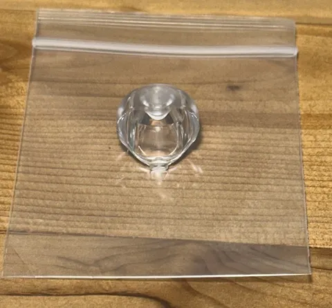 Lego Trans Clear Helmet 30214 Minifigure Batman Mr. Freeze Space MINT