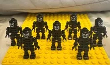 LEGO gen013 Black Skeleton Lot (7) Wiggle Arms Rare Harry Potter Vintage Figures
