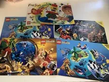 Lego System Club Promo Catalogs Booklets Lot Of 5 Castle City Space Freestyle