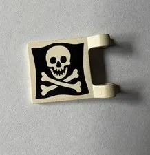 Lego Pirates Flag Jolly Roger 2335p30 Set 6286 6296 6268 6289 6261 6290 6285