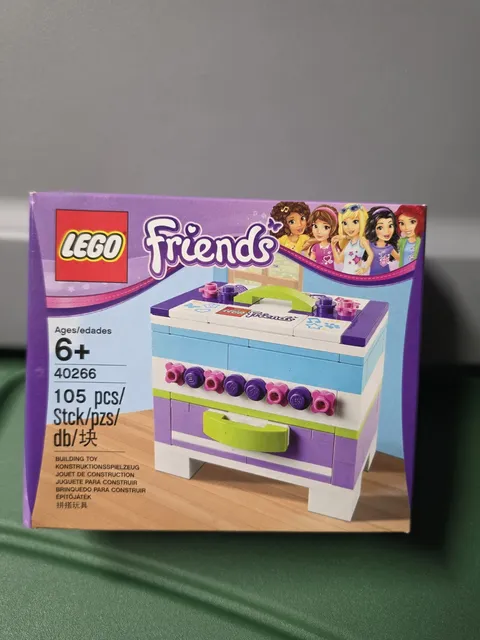 LEGO Friends Storage Jewelry Box 40266 New Sealed Retired Set