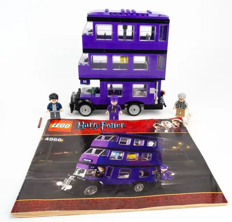 Lego 4866 The Knight Bus Complete Original Instructions No Box Harry Potter 2011