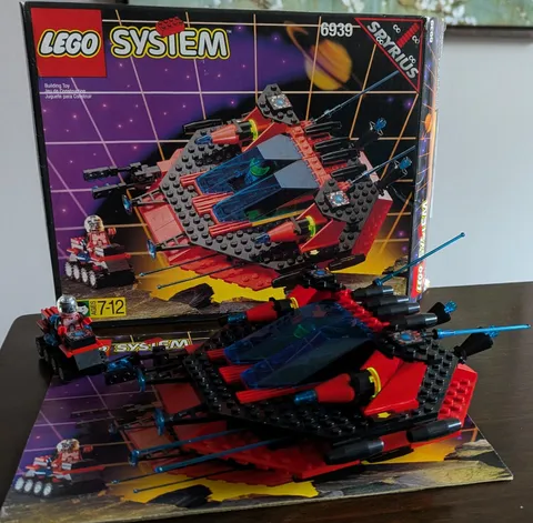 LEGO Spyrius: Saucer Centurion (6939) - Box & Instructions - Only 1 pc missing