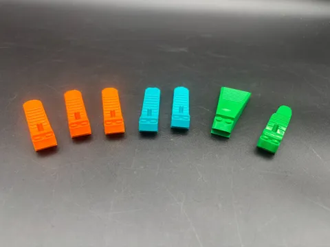LEGO Brick And Axle Separator (Lot of 7) - Orange, Blue, Green, Alligator