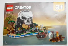 LEGO Creator 31109 Pirate Ship Skull Island Instruction MANUAL ONLY USED