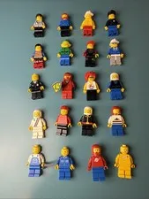 Vintage Lego 20 Minifigures From The 1980s 1990's + other