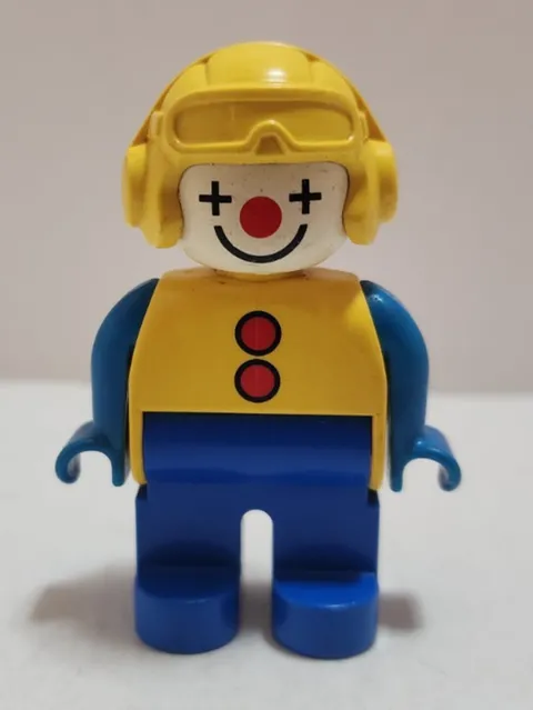 Vintage Lego Duplo Town Circus Clown Figure Minifigure 4555pb183 4555