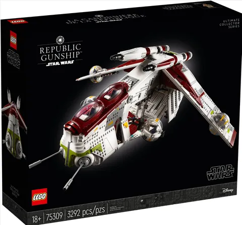 LEGO Star Wars: Republic Gunship (75309) NIB **RARE**