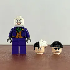 Incomplete Official LEGO 2006 Batman parts lot. 06 Joker, Two Face, and Goon