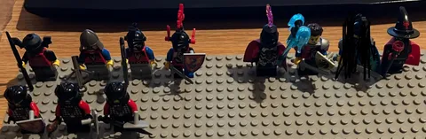 Lego Minifigure Lot Collection Red Dragon Knights Medieval/Castle