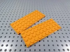 LEGO Lot of 2 Orange 4x10 Plates BA