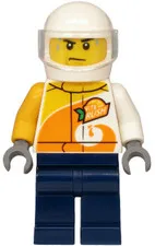 LEGO: Helicopter Pilot ViTA RUSH Logo (cty1198)