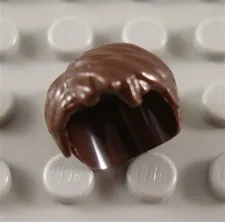 LEGO Dark Brown Indiana Jones Minifig Hair