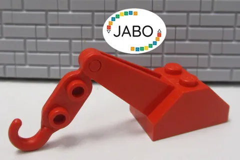 (B13/8/3) LEGO 3135c04 Tow Hook Red/Red 347 601 361 348
