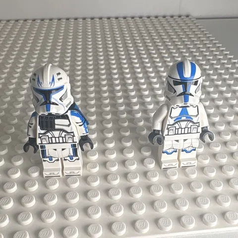 LEGO Star Wars 501st Legion Clone Trooper Minifigure Lot x2 w/ Cape sw1246