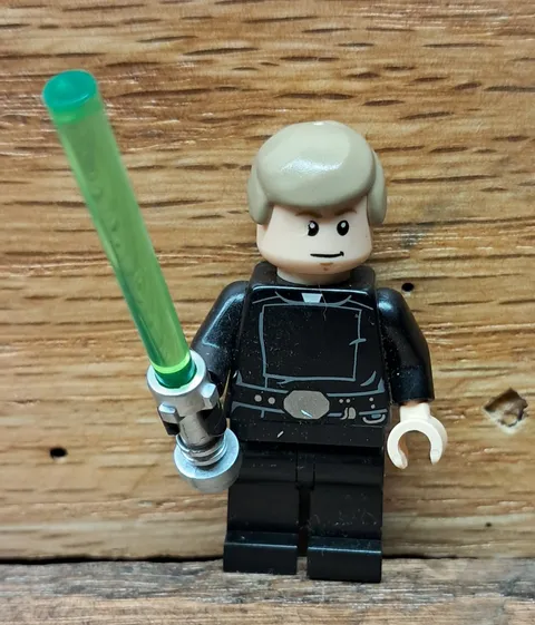 LEGO Star Wars Luke Skywalker Jedi Minifigure Hair with Side Part sw1262 Rare