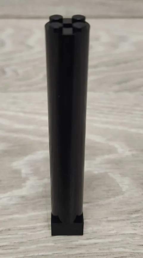 Lego 6168 Black 2 x 2 x 11 Solid Pillar Pole Beam