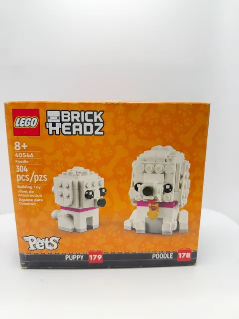 NEW SEALED Lego Brick Headz Pets Poodle 40546