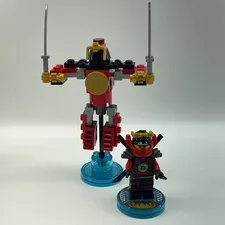 LEGO Dimensions Nya Fun Pack 71216 Ninjago Minifigure & Samurai Mech Loose 100%