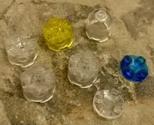 Lego Round Translucent Piece Part Lot. Used